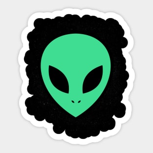 Retro Alien - The oldtimer extraterrestrial Sticker